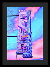 Load image into Gallery viewer, Diner Sign - Bright - Framed Print