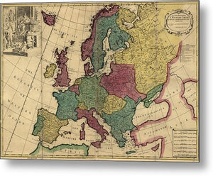 Europe Circa 1700's - Metal Print