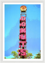 Load image into Gallery viewer, Giant Donuts Sign - Framed Print