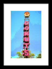 Load image into Gallery viewer, Giant Donuts Sign - Framed Print