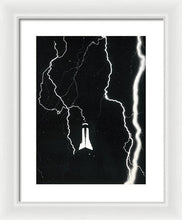 Load image into Gallery viewer, Photo Of Lightning Striking The Empire State Building In 1934 - Framed Print