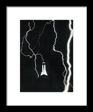 Load image into Gallery viewer, Photo Of Lightning Striking The Empire State Building In 1934 - Framed Print