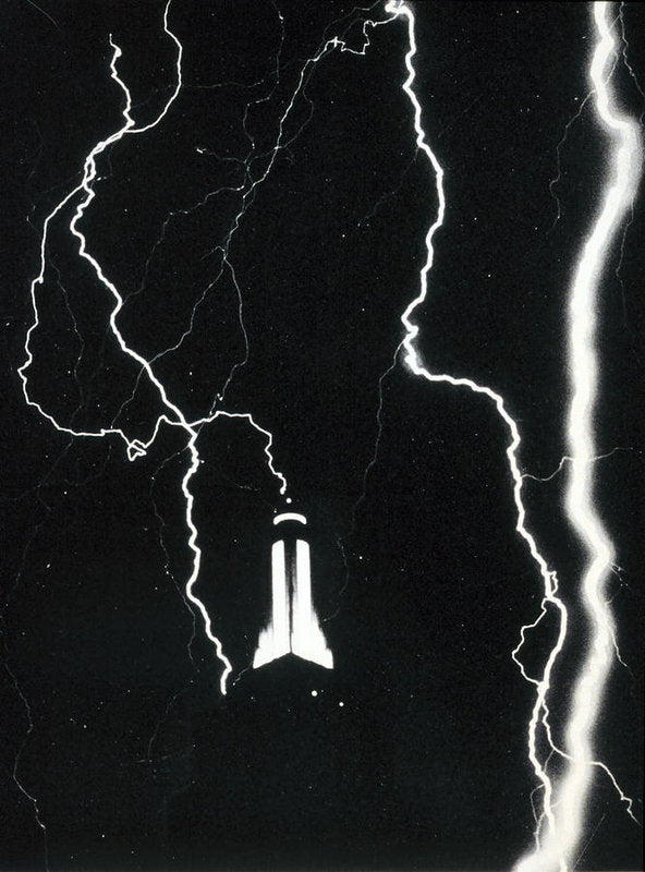 Photo Of Lightning Striking The Empire State Building In 1934 - Art Print