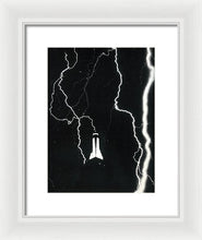 Load image into Gallery viewer, Photo Of Lightning Striking The Empire State Building In 1934 - Framed Print