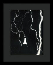 Load image into Gallery viewer, Photo Of Lightning Striking The Empire State Building In 1934 - Framed Print