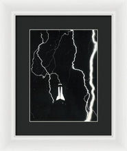 Load image into Gallery viewer, Photo Of Lightning Striking The Empire State Building In 1934 - Framed Print