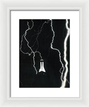 Load image into Gallery viewer, Photo Of Lightning Striking The Empire State Building In 1934 - Framed Print