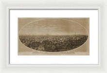 Load image into Gallery viewer, Old Map Of Los Angeles 1888 - Framed Print