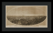 Load image into Gallery viewer, Old Map Of Los Angeles 1888 - Framed Print