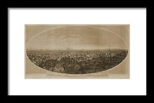 Load image into Gallery viewer, Old Map Of Los Angeles 1888 - Framed Print