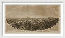 Load image into Gallery viewer, Old Map Of Los Angeles 1888 - Framed Print