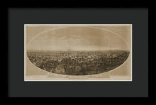 Load image into Gallery viewer, Old Map Of Los Angeles 1888 - Framed Print