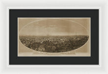 Load image into Gallery viewer, Old Map Of Los Angeles 1888 - Framed Print