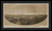 Load image into Gallery viewer, Old Map Of Los Angeles 1888 - Framed Print