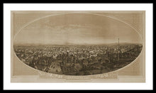 Load image into Gallery viewer, Old Map Of Los Angeles 1888 - Framed Print