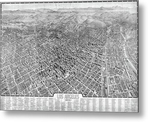 Los Angeles 1909 - Metal Print