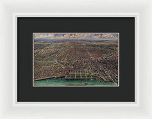 Load image into Gallery viewer, Old Map Of Chicago 1916 - Framed Print