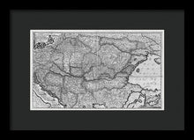 Load image into Gallery viewer, Old Map Of Eastern Europe Circa 1740 - Framed Print