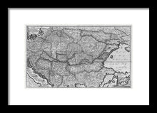 Load image into Gallery viewer, Old Map Of Eastern Europe Circa 1740 - Framed Print