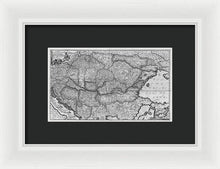 Load image into Gallery viewer, Old Map Of Eastern Europe Circa 1740 - Framed Print