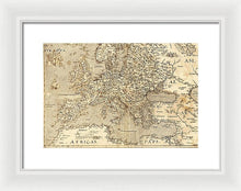 Load image into Gallery viewer, Old Map Of Europe 1570 - Framed Print