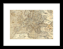 Load image into Gallery viewer, Old Map Of Europe 1570 - Framed Print