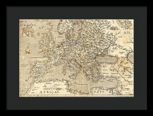 Load image into Gallery viewer, Old Map Of Europe 1570 - Framed Print