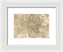 Load image into Gallery viewer, Old Map Of Europe 1570 - Framed Print