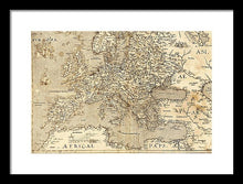 Load image into Gallery viewer, Old Map Of Europe 1570 - Framed Print