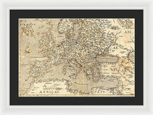 Load image into Gallery viewer, Old Map Of Europe 1570 - Framed Print