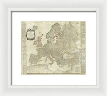 Load image into Gallery viewer, Old Map Of Europe 1787 - Framed Print