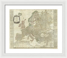 Load image into Gallery viewer, Old Map Of Europe 1787 - Framed Print