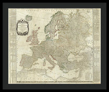 Load image into Gallery viewer, Old Map Of Europe 1787 - Framed Print