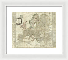 Load image into Gallery viewer, Old Map Of Europe 1787 - Framed Print