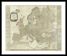 Load image into Gallery viewer, Old Map Of Europe 1787 - Framed Print