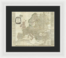 Load image into Gallery viewer, Old Map Of Europe 1787 - Framed Print