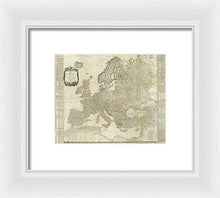 Load image into Gallery viewer, Old Map Of Europe 1787 - Framed Print