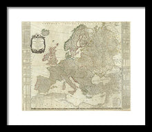 Load image into Gallery viewer, Old Map Of Europe 1787 - Framed Print