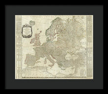 Load image into Gallery viewer, Old Map Of Europe 1787 - Framed Print