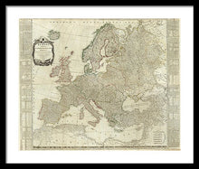 Load image into Gallery viewer, Old Map Of Europe 1787 - Framed Print