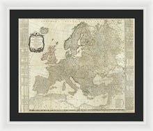 Load image into Gallery viewer, Old Map Of Europe 1787 - Framed Print