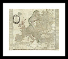 Load image into Gallery viewer, Old Map Of Europe 1787 - Framed Print