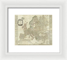 Load image into Gallery viewer, Old Map Of Europe 1787 - Framed Print