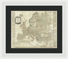 Load image into Gallery viewer, Old Map Of Europe 1787 - Framed Print