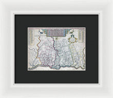 Load image into Gallery viewer, Old Map Of Philadelphia 1687 - Framed Print