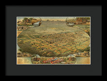 Load image into Gallery viewer, Old Map Of Phoenix 1885 - Framed Print