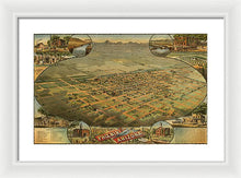 Load image into Gallery viewer, Old Map Of Phoenix 1885 - Framed Print