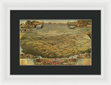 Load image into Gallery viewer, Old Map Of Phoenix 1885 - Framed Print