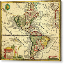 Load image into Gallery viewer, Old Map Of The Americas 1761 - Acrylic Print