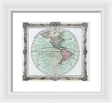 Load image into Gallery viewer, Old Map Of The Americas 1764 - Framed Print